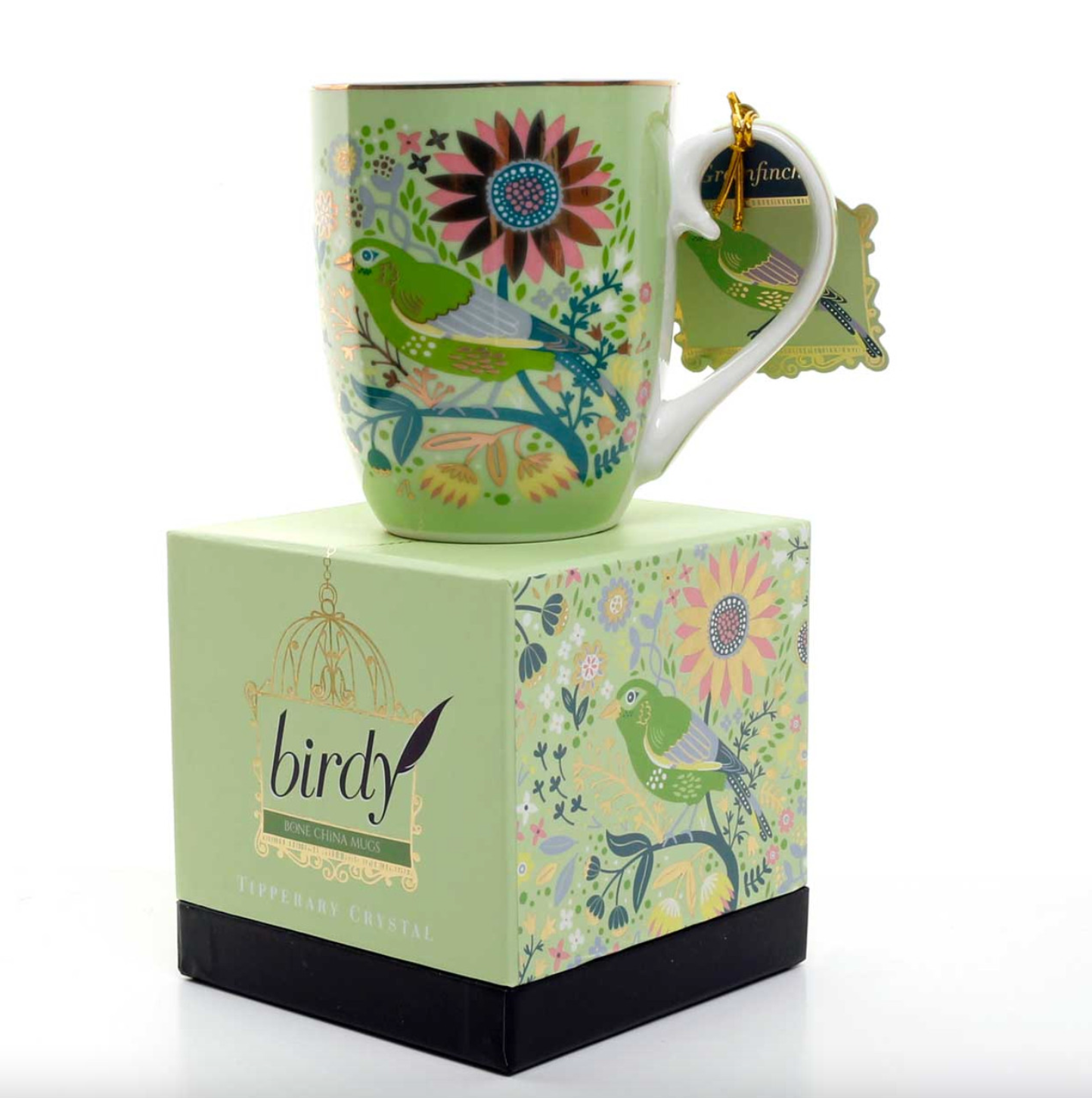 Single Birdy Mug - Greenfinch