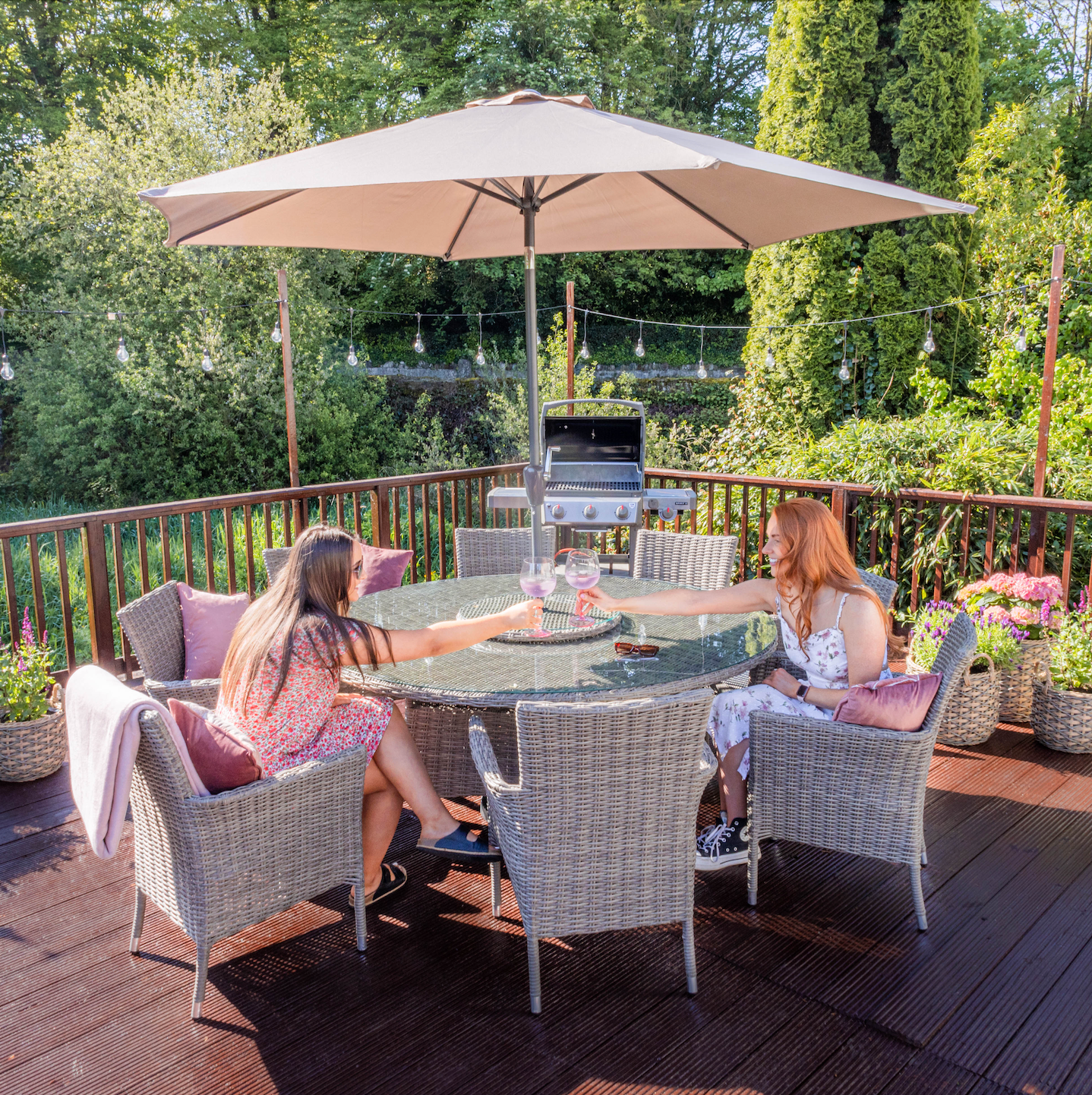 8 seater rattan garden furniture deals