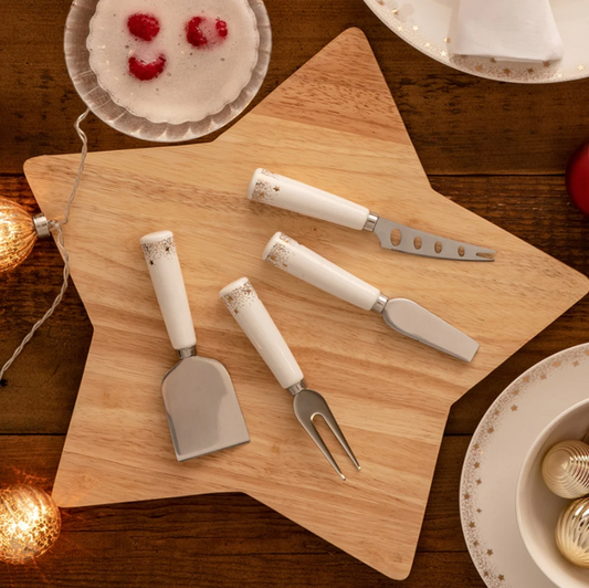 Stardust Cheese Knife Set of 4