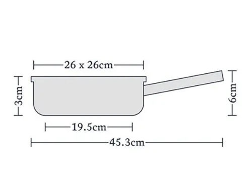 Stellar 26 x 26cm Grill Pan, Non-Stick