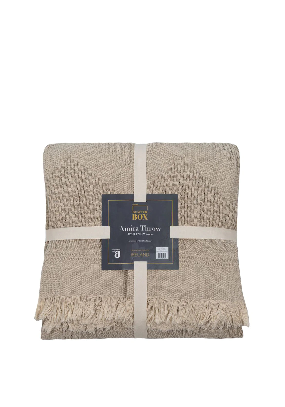 SCATTERBOX THROW AMIRA 120X170CM NATURAL