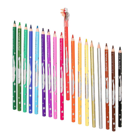 TOPModel 18 Colouring Pencils with sharpener