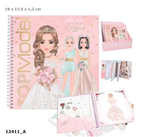 TOPModel Dress Me Up Stickerbook Wedding