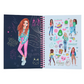 TOPModel Neon Doodle Book With Neon Pen Set