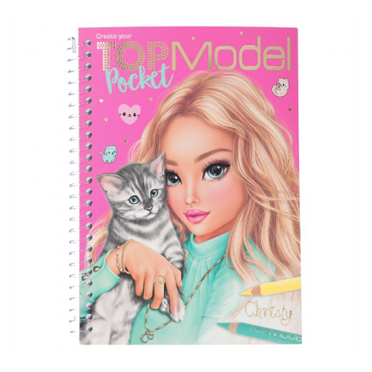 TOPModel Pocket Colouring Book