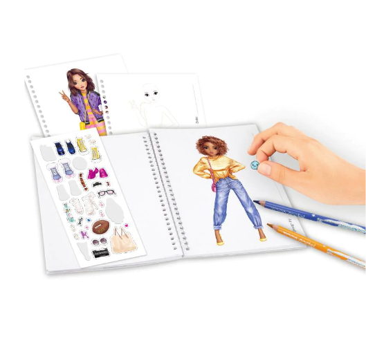 TOPModel Pocket Colouring Book