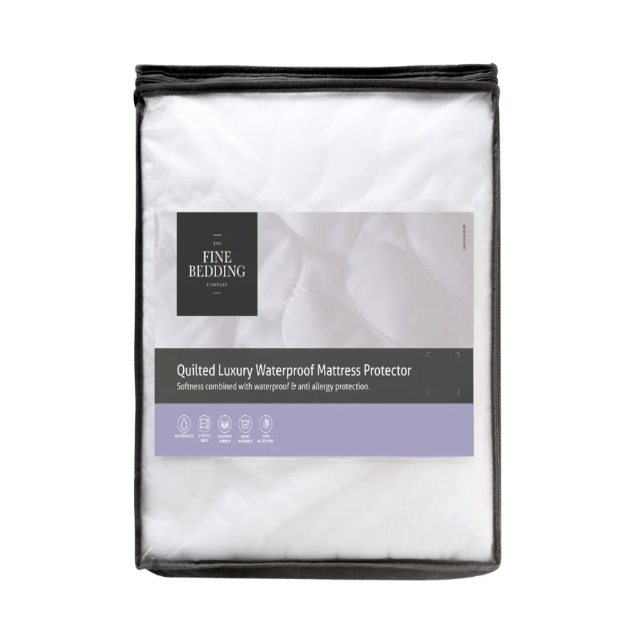 The Fine Bedding Company Quilted Single Waterproof Mattress Protector