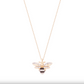 Tipperary Crystal Bee Yellow Gold Cz Inset Pendant