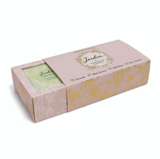 Tipperary Crystal Jardin S/4 Scented Soap Set