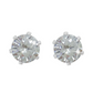 Tipperary Crystal Silver Stud Earrings Clear Stone 6Mm