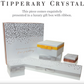 Tipperary Crystal Silver Round Pendant Pave Set Set Surround