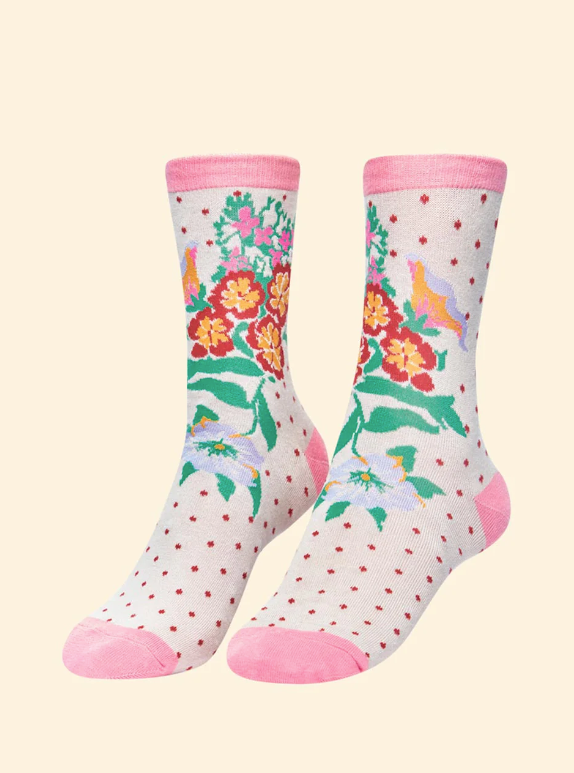Wonderful Posie Ankle Socks