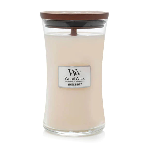 WoodWick LG HOURGLASS WHITE HONEY