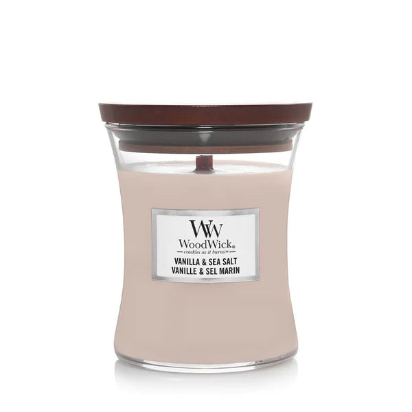 WoodWick MD HRGLSS VANILLA SEA SALT