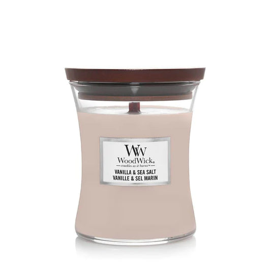 WoodWick MD HRGLSS VANILLA SEA SALT