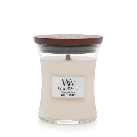 WoodWick MED HOURGLASS WHITE HONEY