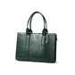 XL Tote - Forest Green Croc Detail
