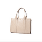 XL Tote - Light Taupe Croc Detail