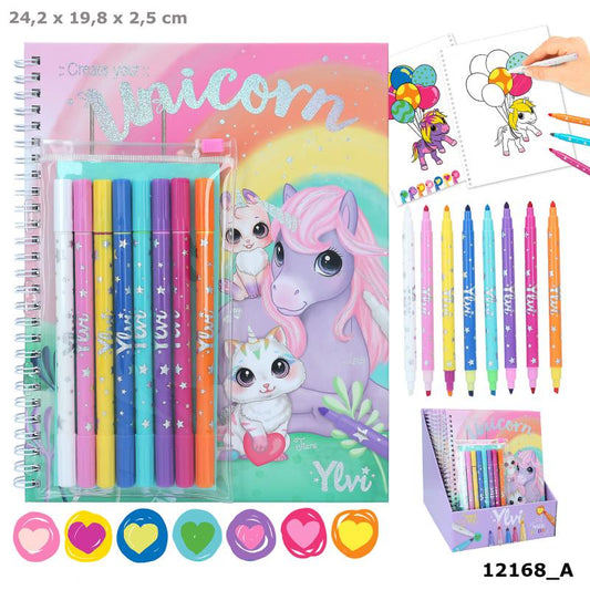 Ylvi Colouring Book With Pen Set