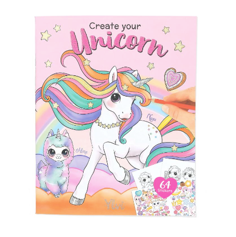 Ylvi Create Your Unicorn Colouring Book