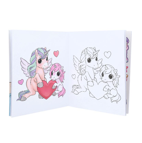Ylvi Create Your Unicorn Colouring Book