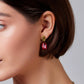Zaria Raspberry Pink Earrings