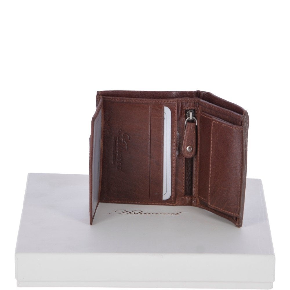 1417-C RFID MENS WALLET TAN