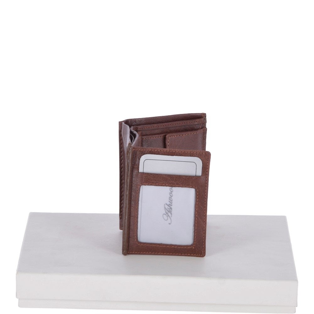 1417-C RFID MENS WALLET TAN