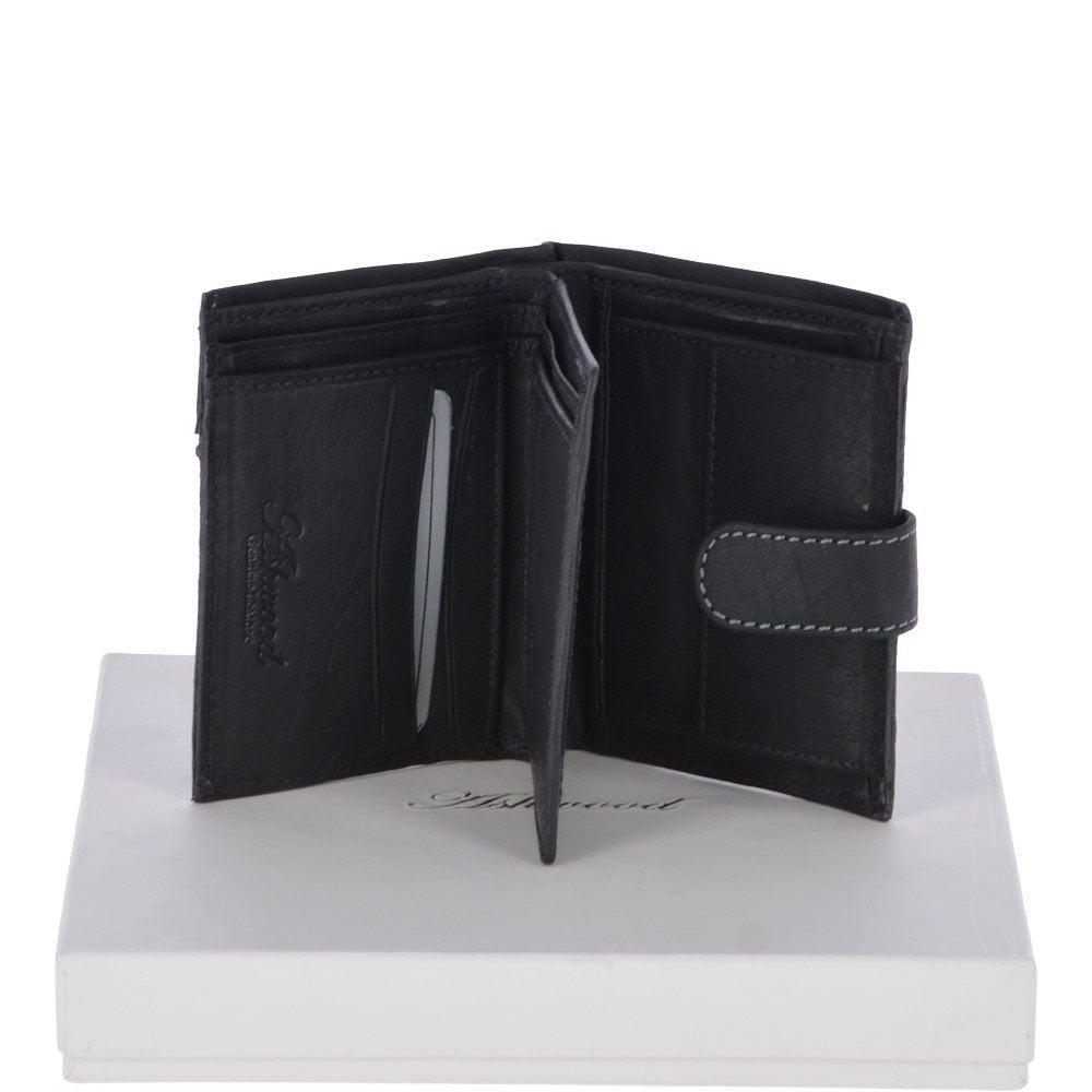 1412-C RFID MENS WALLET BLACK