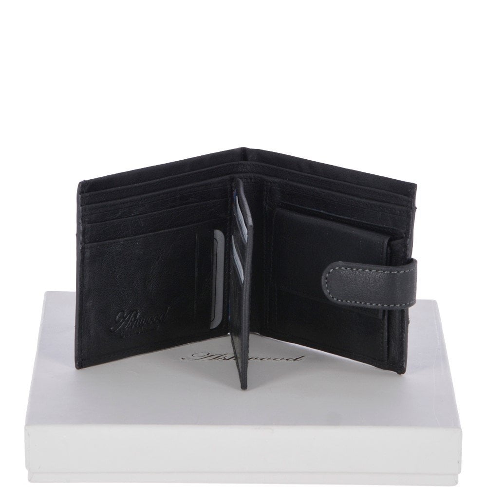 1411-C RFID MENS WALLET BLACK