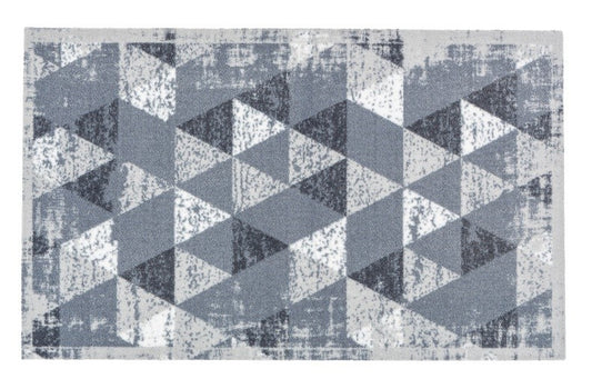 Miabella Dreiecke Hellgrau 66x110cm