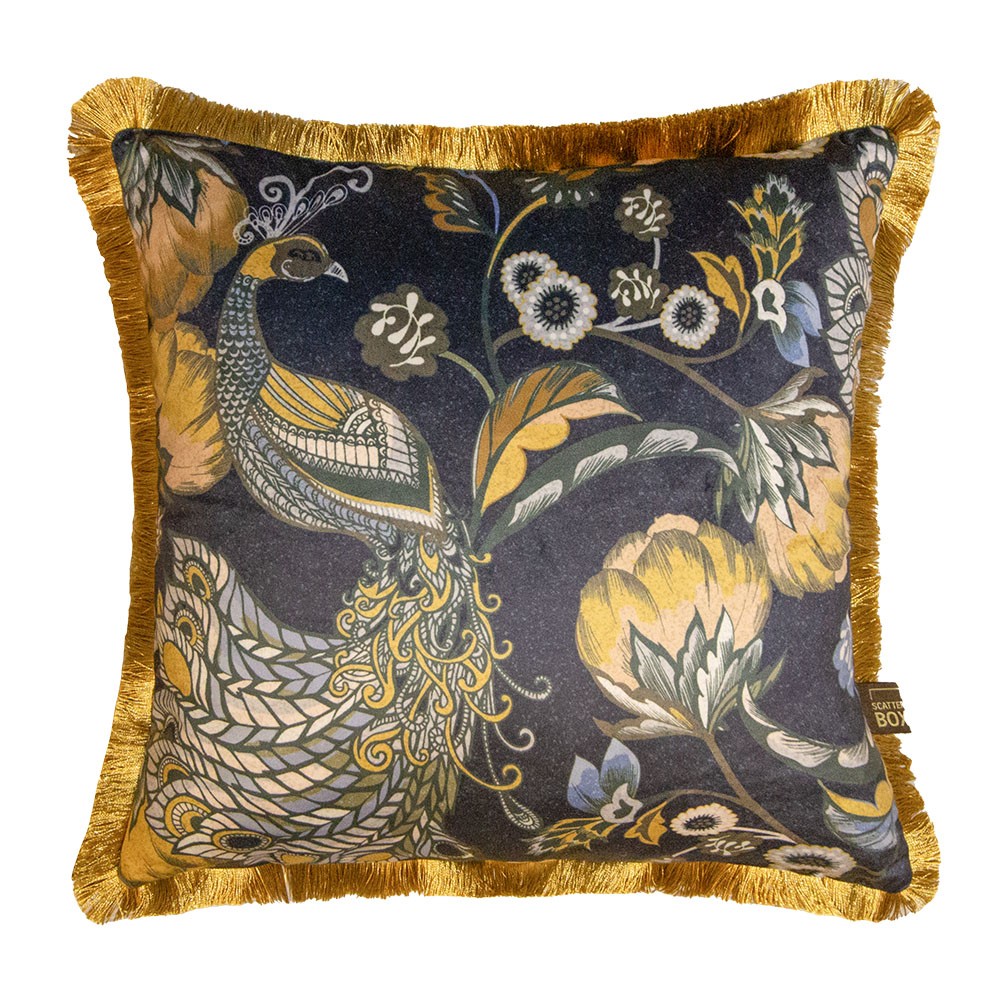 MARLOWE CUSHION 43X43CM ANTIQUE GOLD