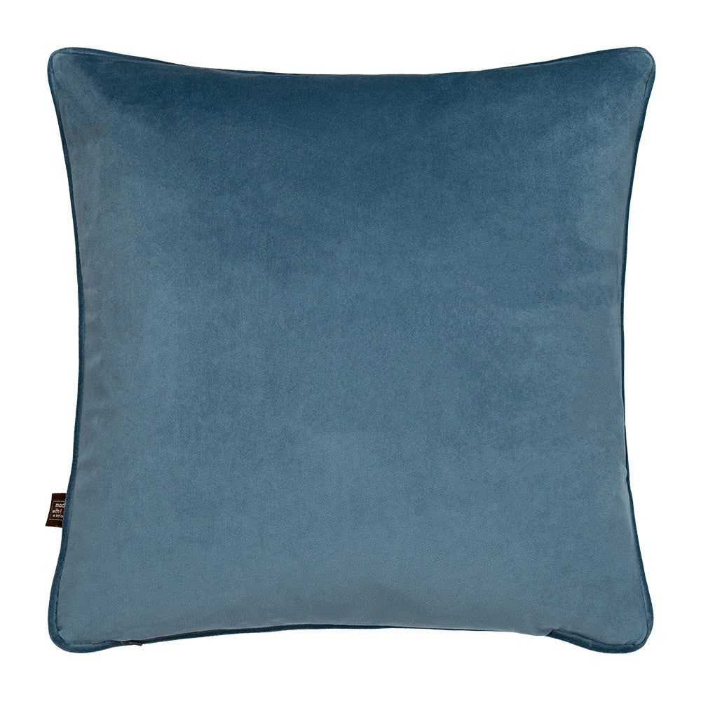 LEAH BLUE CUSHION 43X43CM