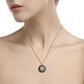Newbridge Silverware Circular Black Stone Pendant