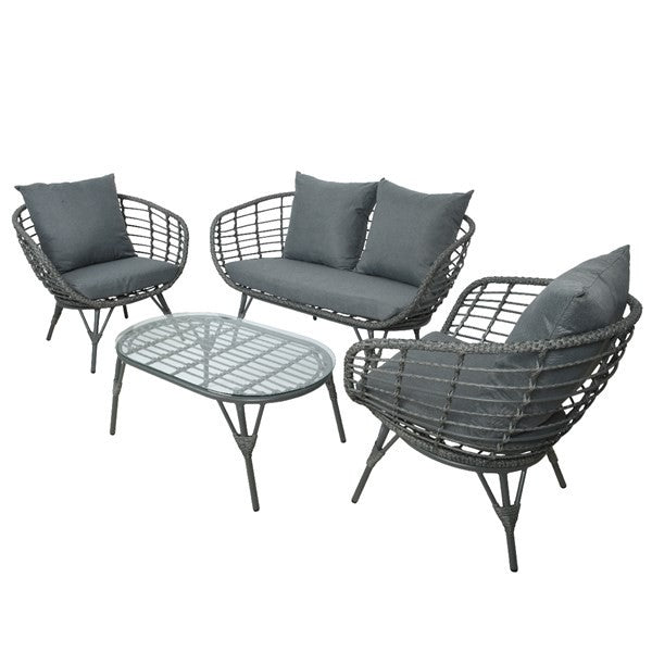 Wicker Outdoor Sofa Set
