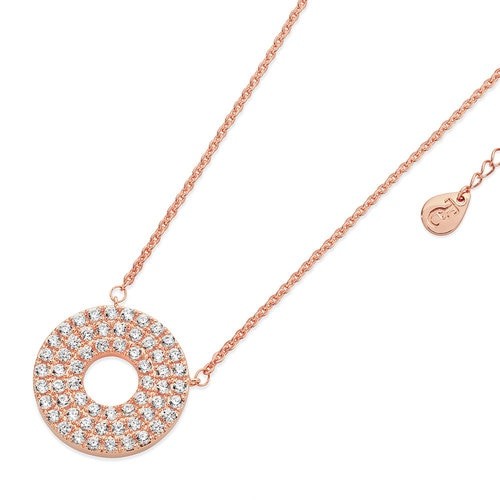 Tipperary Crystal Triple Band Moon Pendant