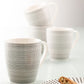 Spots & Dots 4 Mugs Set Black