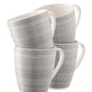Spots & Dots 4 Mugs Set Black