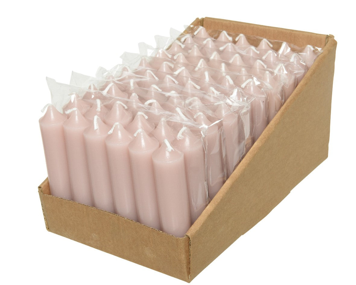 Bag of 6 Light Pink Candles