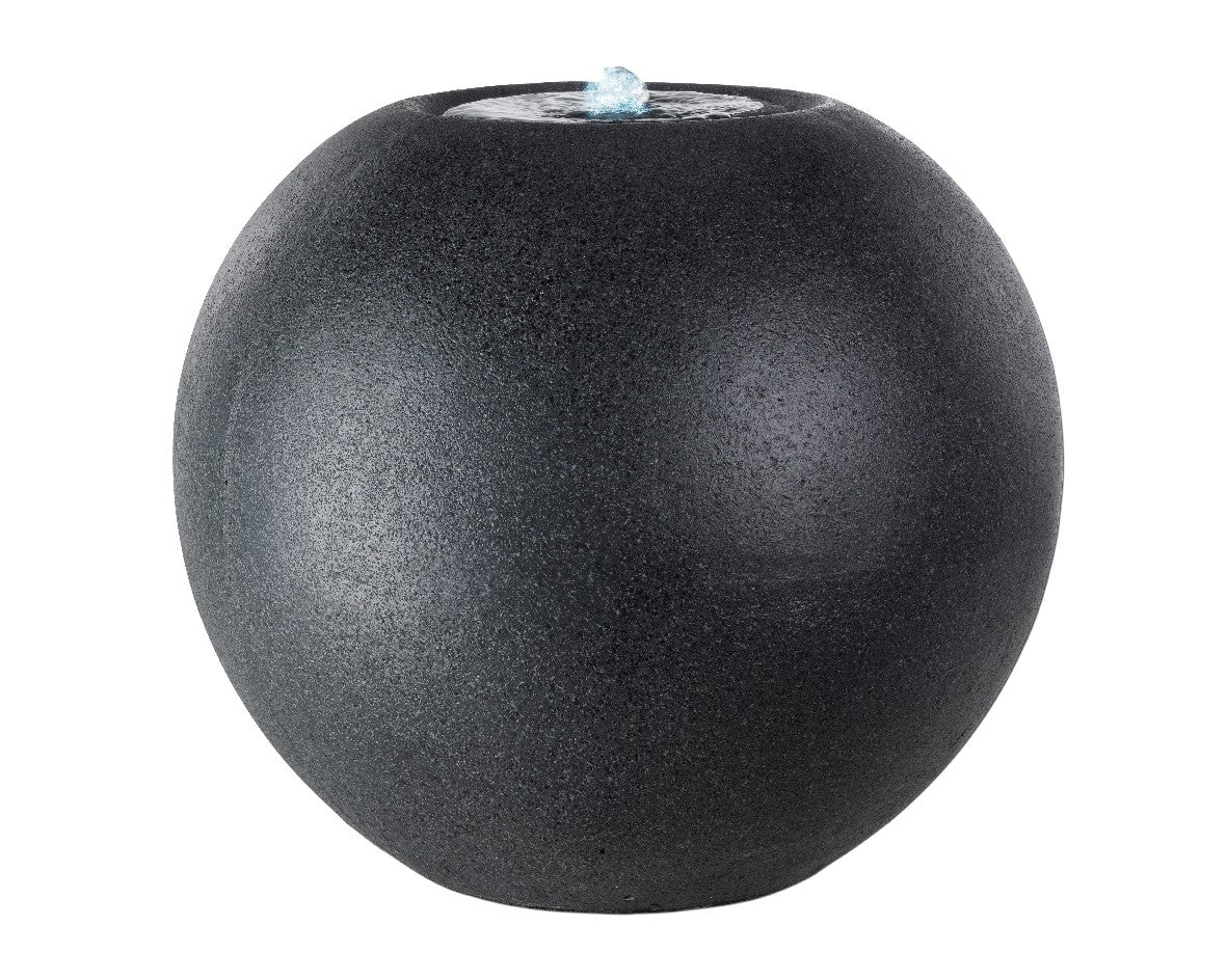 Black Ball Fountain outdoor Dia 40cm