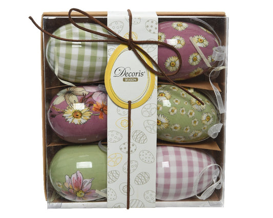 Box of 6 Easter Eggs asstd colours