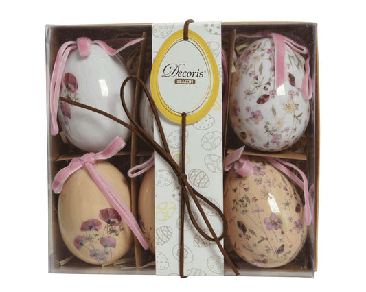 Box of 6 Easter Eggs asstd colours