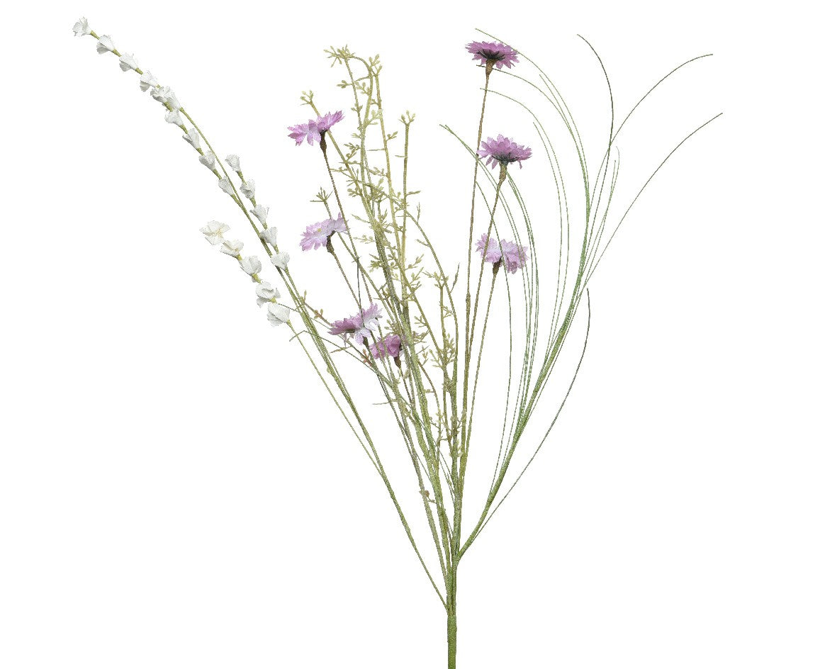 Bunch mix flower polyester H60cm