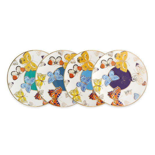 Butterfly Biscuit Plates S/4