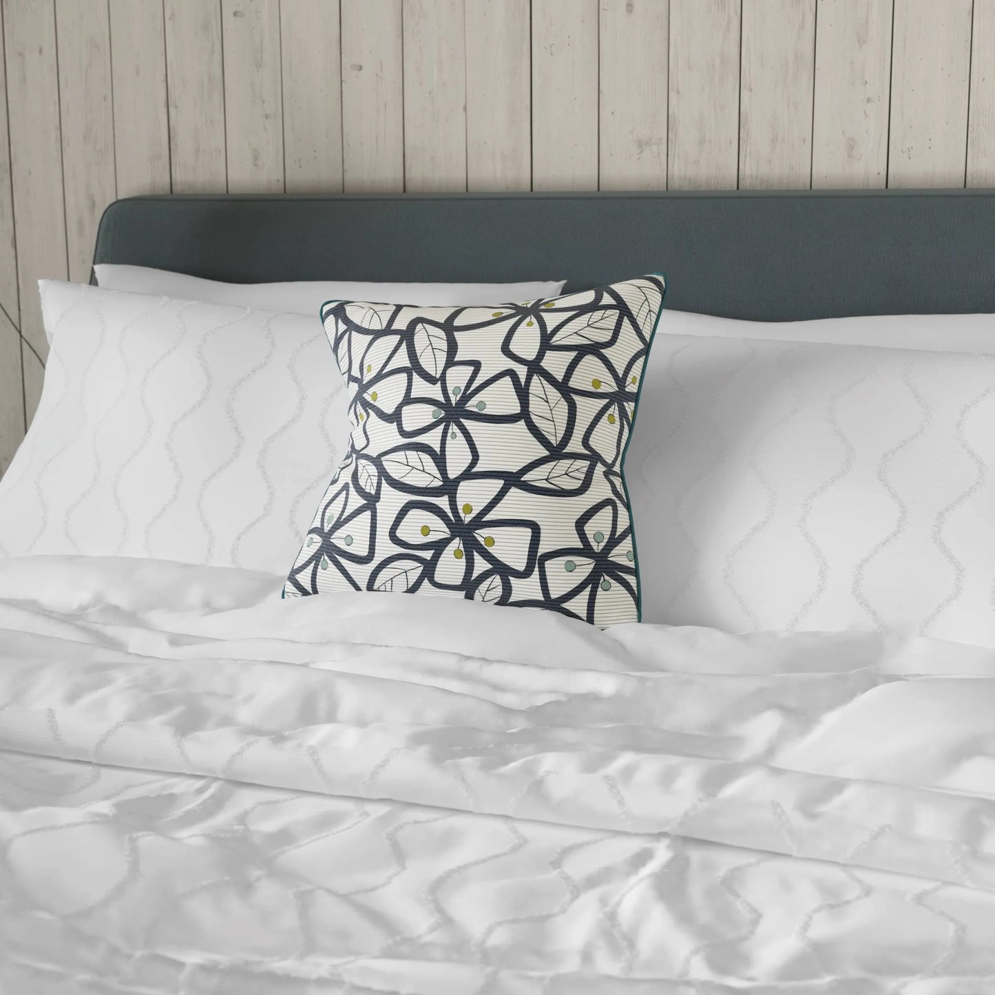 CLIPPED GEO COVER SET - WHITE