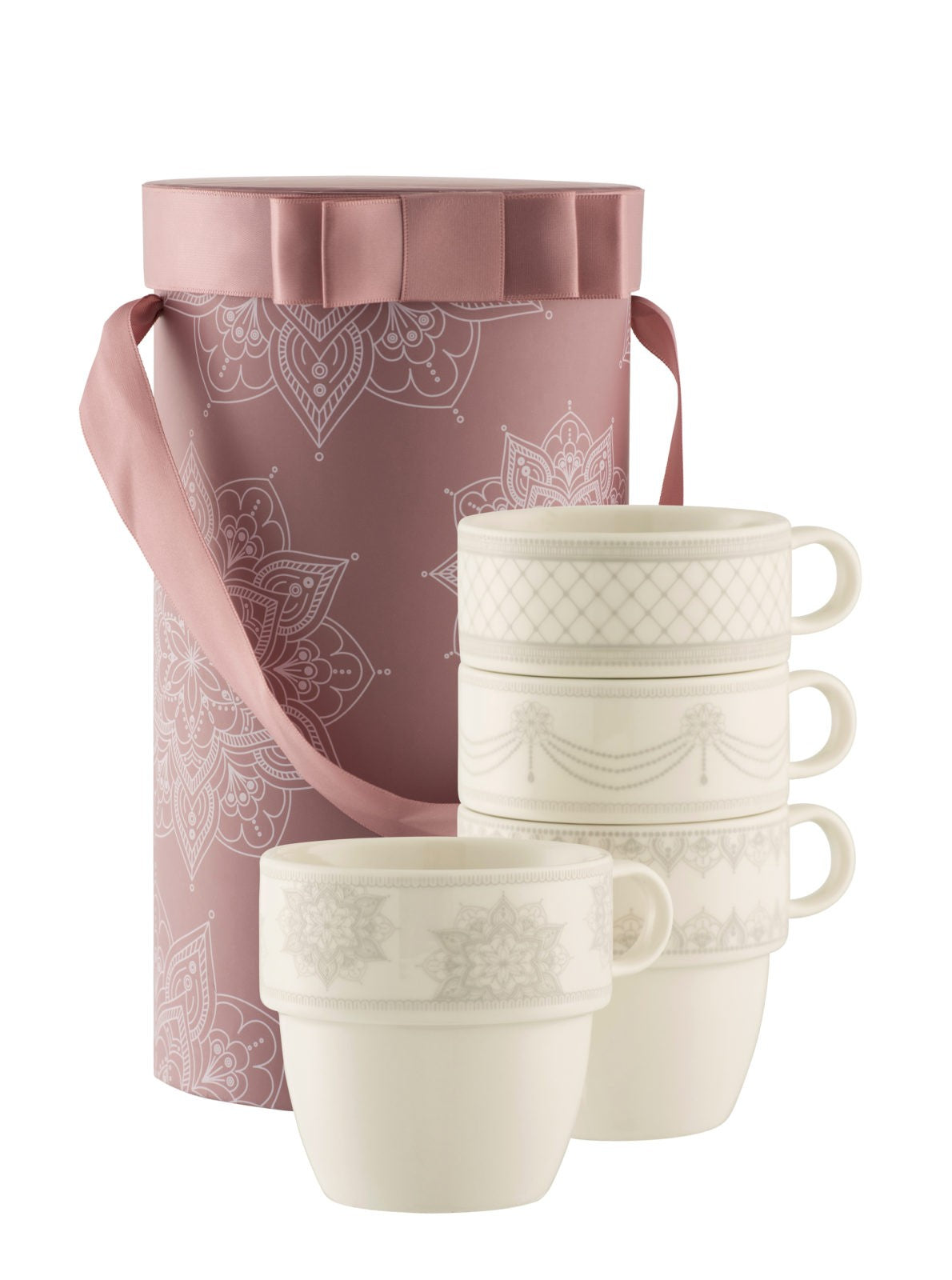 Charbagh set of 4 Stacking Mugs