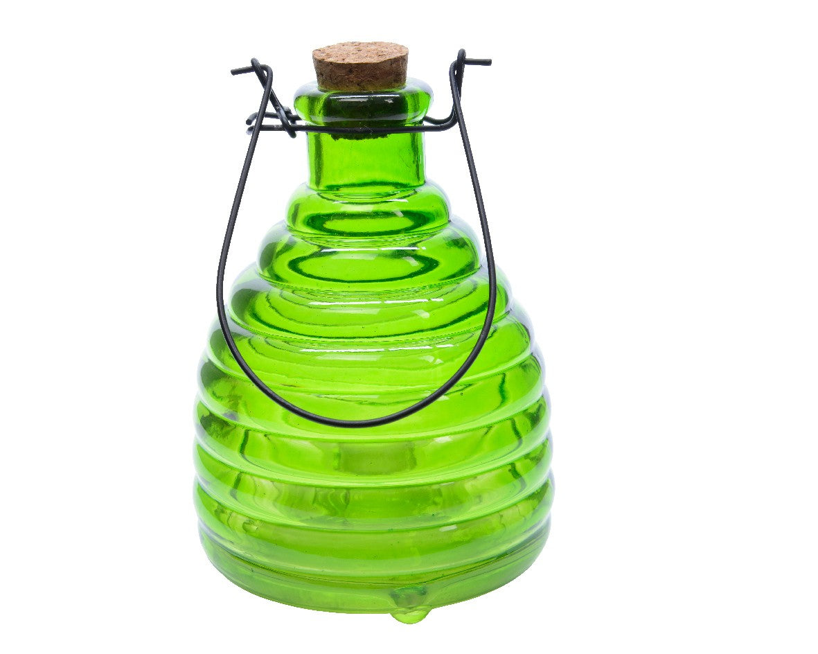 Green Wasp catcher glass outdoor H17cm