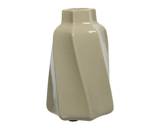 Grey Vase earthenware H19.5cm