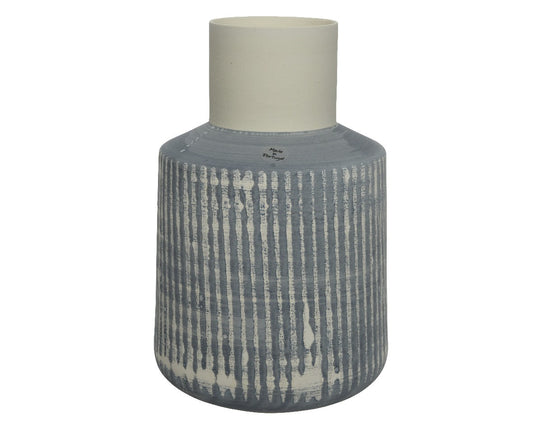 Handmade Light Blue Vase earthenware H28.5cm