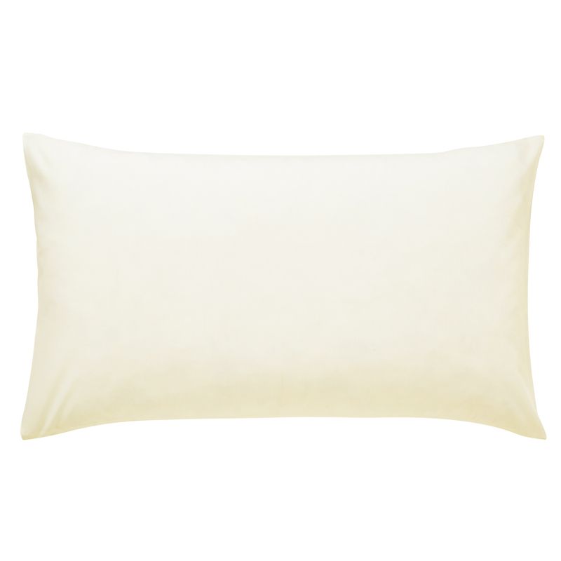 Helena Springfield 50/50 Plain Dye Percale Housewife Pillowcase - Ivory